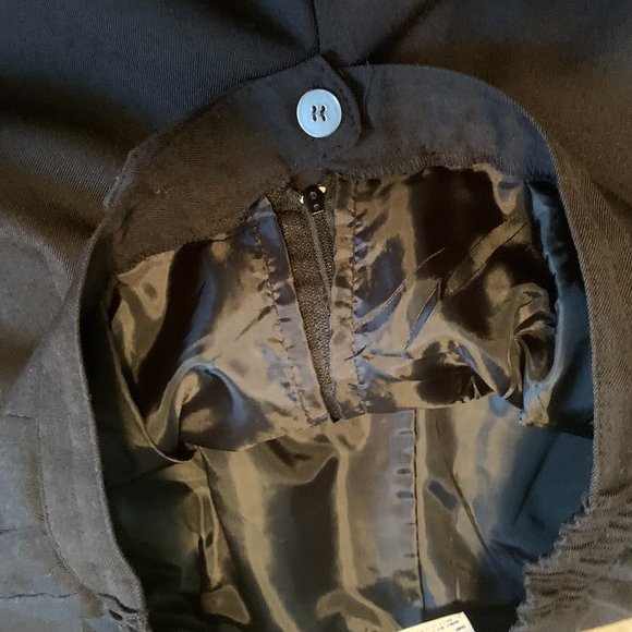 Boston Traveler Wool Blend Black Dress Trousers Size 12 - Picture 6 of 9